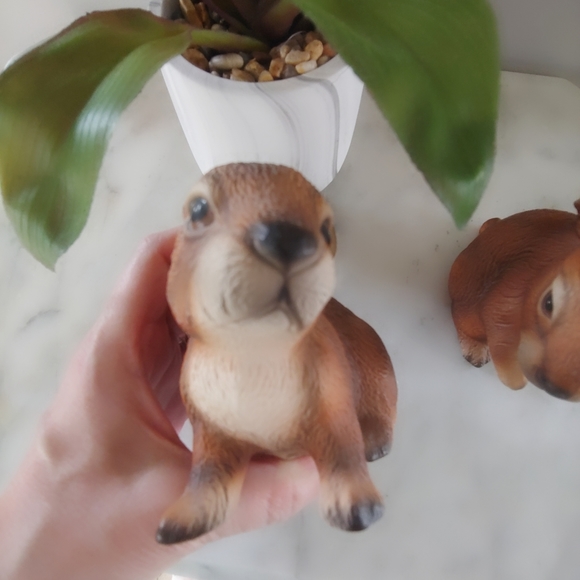 Vintage Harvey Knox Pair of Hand Painted Japan Rabbits, 1983 Global Art. - Picture 11 of 14